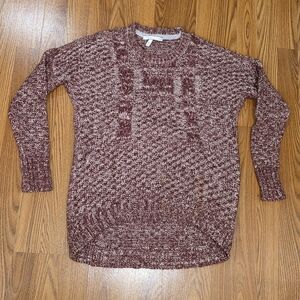 Victoria's Secret Maroon Sweater Pullover Wool Mohair Blend Soft Women's Small